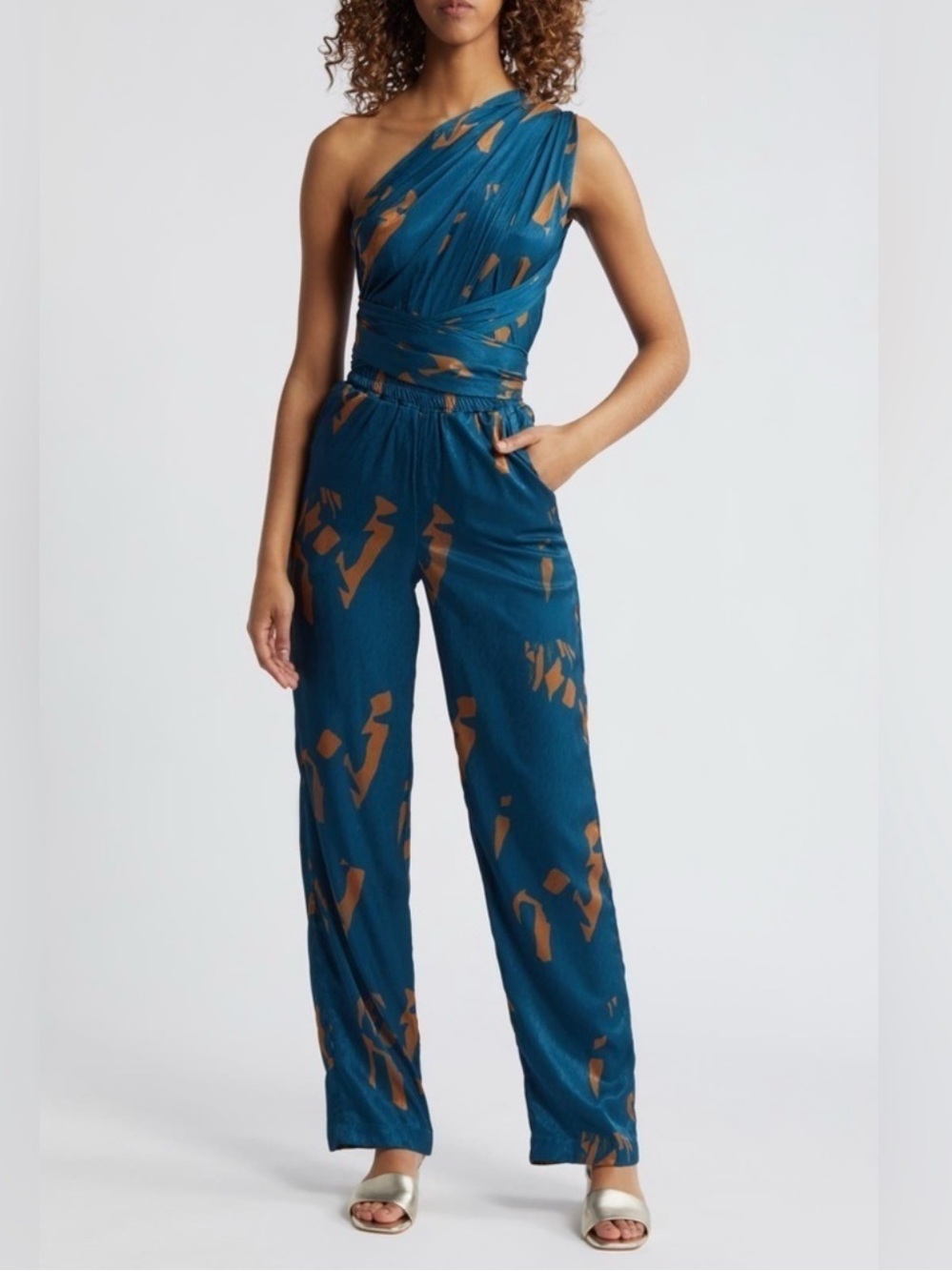 🌊 DIARRABLU MULTIWAY JUMPSUIT - GEMSTONE - Size Medium - Like New + Ties 19 ways